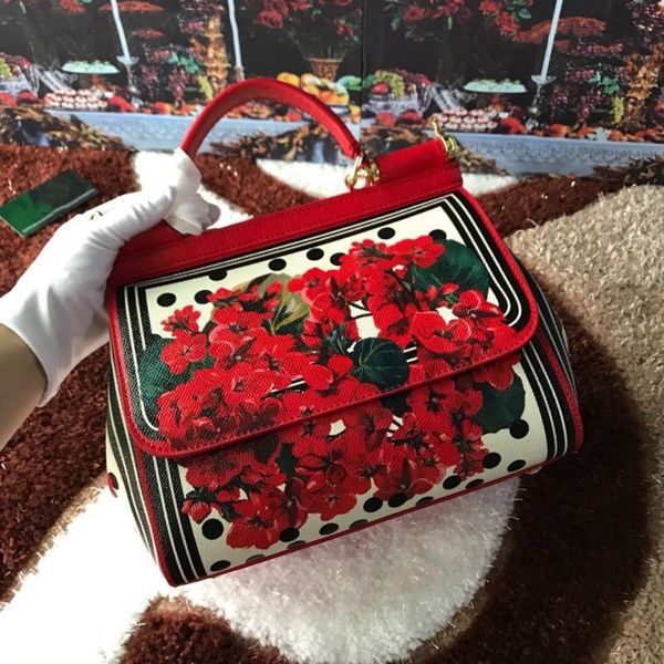 

l05110 classic 100% real leather famous women handbag fashion purses female runway