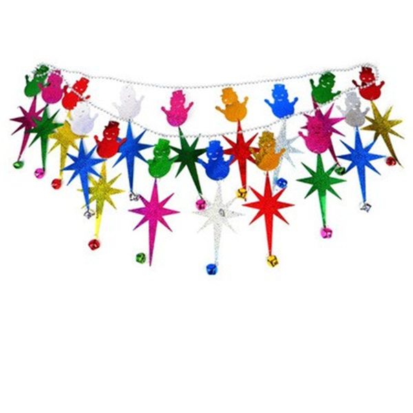 

snowman deer string bell decoration christmas tree hang ornaments creative pendant for bar party accessories 15 75txh1