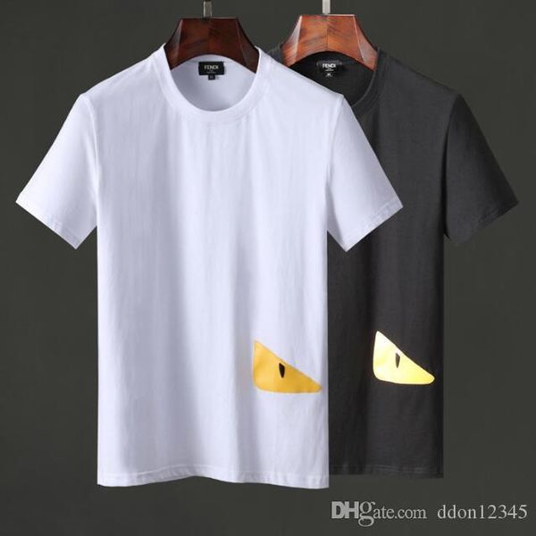 

europea short sleeve t-shirtand american clothing industry's high-quality printing is perfect, medusa brand men's t-shirt asia&#03, White;black