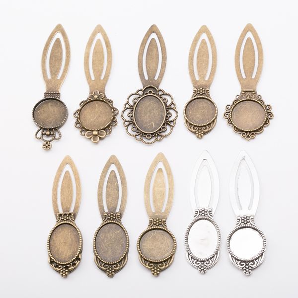 

10pcs antique bronze vintage silver diy hair stick hairstick hairpin metal hairwear alloy hair jewelry bookmark making for women, Golden;white