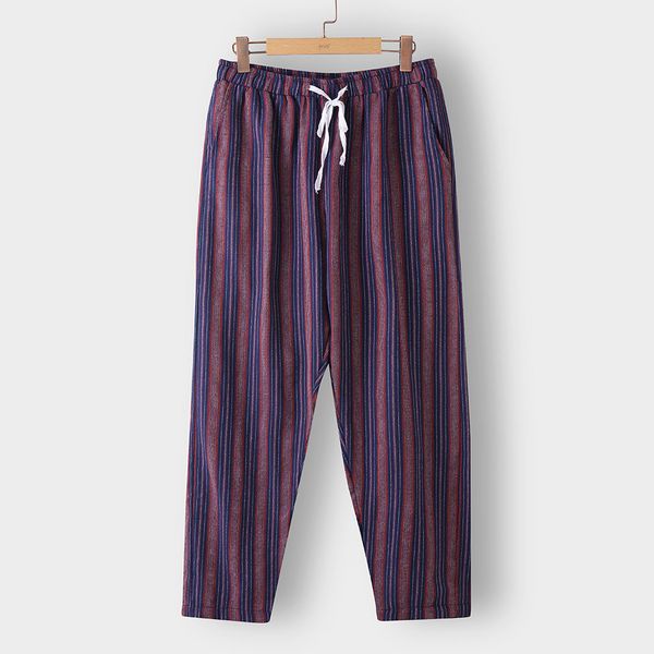 

2019 fashion autumn men's trousers casual outdoors striped print trouser cargo long sport new pants pantalones de hombre, Black