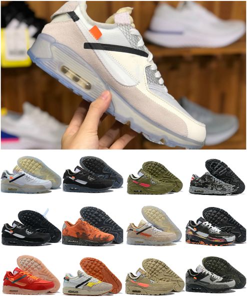 

2020 новый воздушной подушке 90 desert ore кроссовки дешевые мужчины женщины черный белый бежевый air90 тапки 87 классический беговая спорт