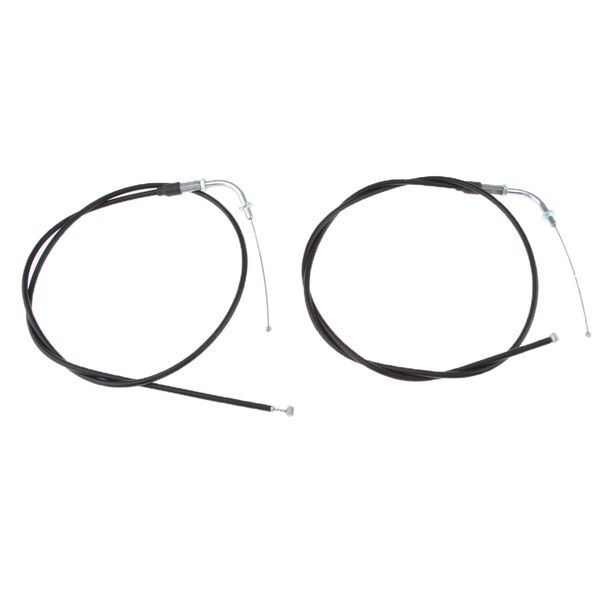 

2pcs motorcycle accessories throttle cable repair for harley sportster xl1200 xl883 - 110cm 3.6ft