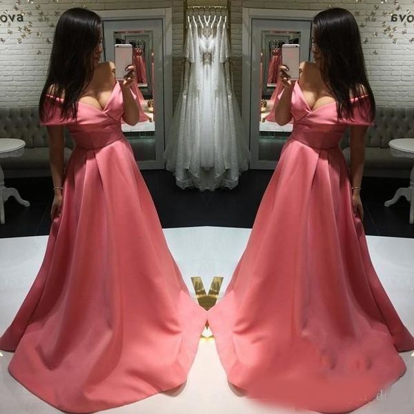 

vestido de novia water melon plus size prom dresses long 2020 formal special occasion dresses evening gowns off shoulder, Black