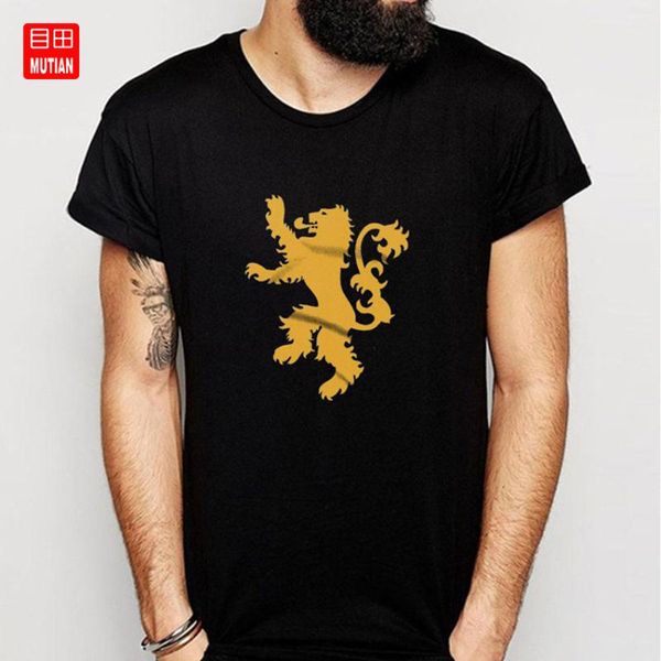 

lannister house t shirt, White;black