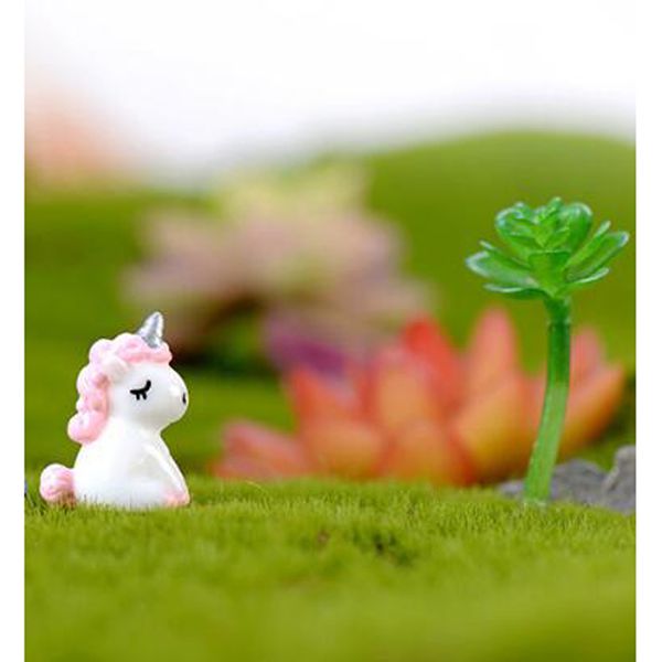 

20pcs mini unicorn miniature figurine fairy garden dollhouse ornaments gifts