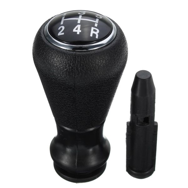 

1 set 5 speed manual car gear shift knob with gear shift knob sleeve adapter lever for 106 206 306 406 806 107 207 307