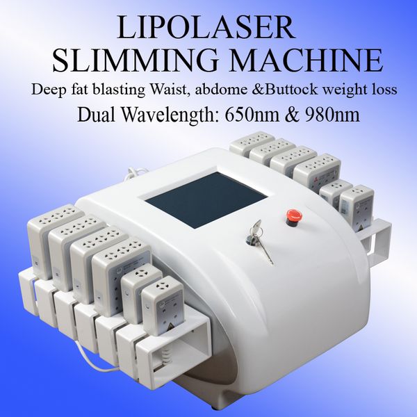 

portable laser lipo reduce fat machine non invasive lipo laser slimming device lipolaser lipolysis slimming machine