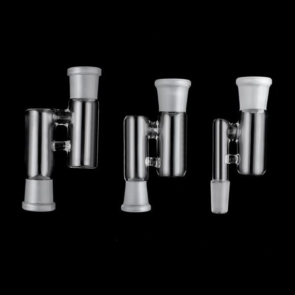 Adaptadores de recuperação de vidro fumantes 14 mm 18mm Adaptador de apanhador de cinzas femininas de 18 mm para plataformas de petróleo de bongo