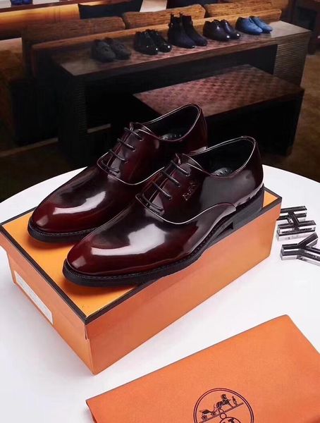

newst 18ss brown black men luxury shoes high leather casual shoes light shoes adults genuine leather men's size 38-45 with box