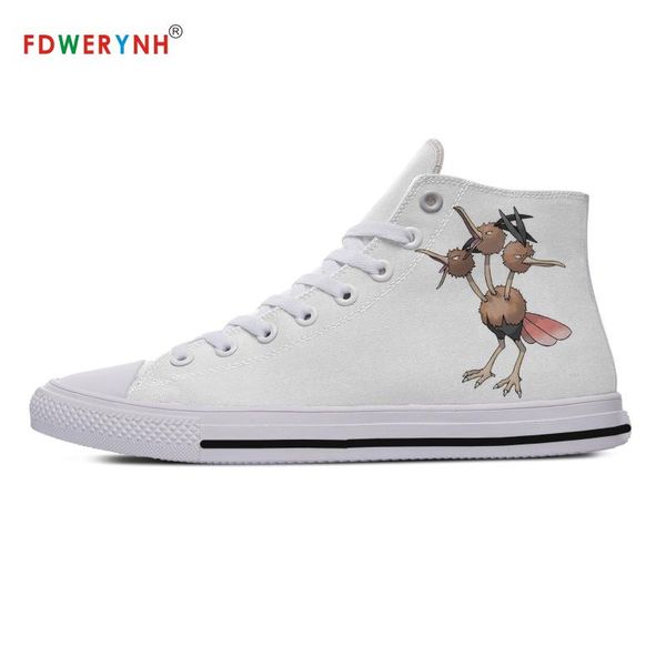 

canvas sneakers design pocket dodrio anime cartoon casual high shoes