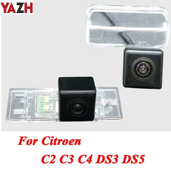 

yazh для ds5 ds3 c2 c3 c4 2003 ~ 2017 автомобиль hd reverse резервного парковки камера заднего вида интеллектуальный динамический траектория