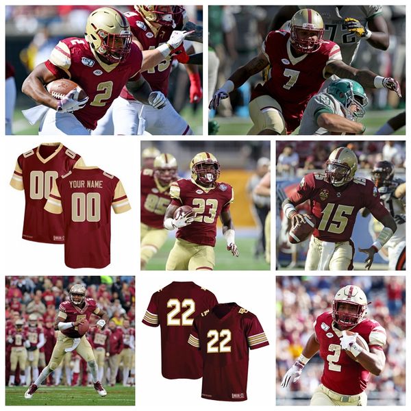 

boston college eagles jerseys aidan hegarty jersey clifford kurker cj lewis christian mcstravick robinson football jerseys custom stitched, Black