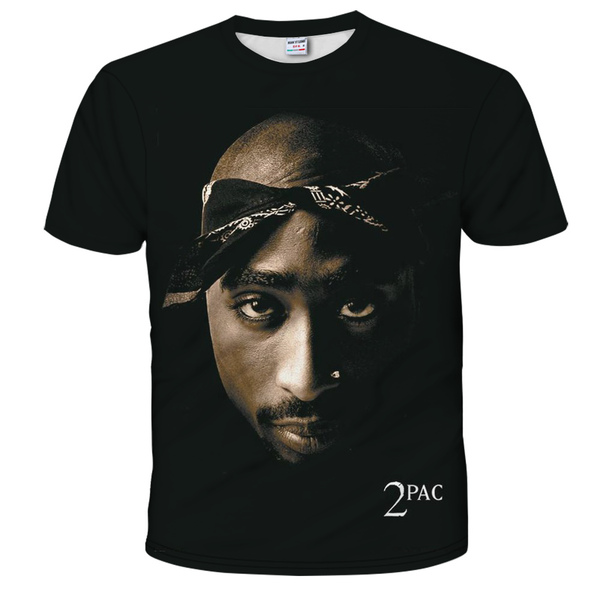 

легенда рэпера тупака 2pac 3d печати hip hop толстовка футболка, White;black