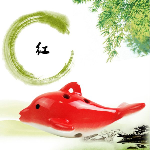 

ocarina 6 hole musical instrument dolphin ocarina ornaments children musical instrument gift