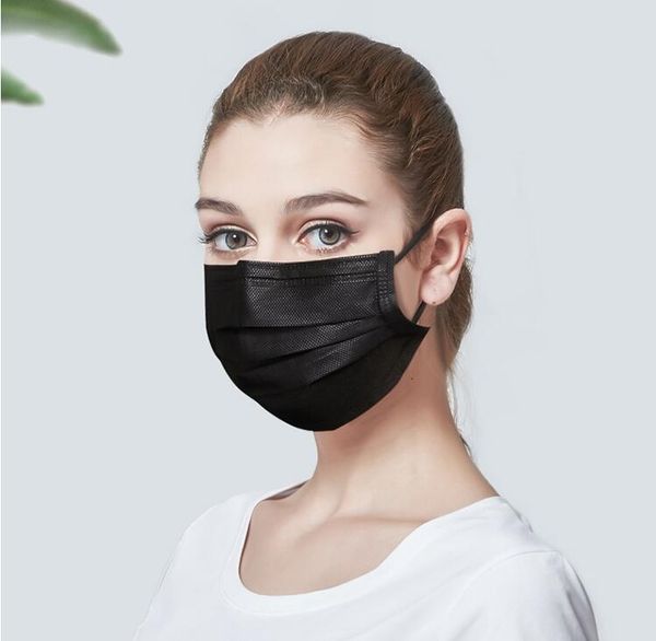 

dhl ship mouth mask masks non woven anti dust 3 layers breathable 3 layer mouth mask masks non woven anti dust mask 7tnq