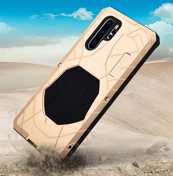 

for huawei p30 pro lite phone case hard aluminum metal tempered glass screen protector full cover honor 10 8x heavy duty protection silicone