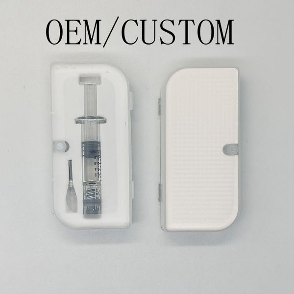 

0.8ml 1.0ml Luer Lock Glass Syringe Glass Injector with Measurement Mark Oil Filling Tools for 510 Carts Vape Cartridges Packaging