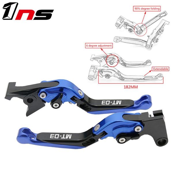 

для mt03 mt03 mt 03 2015-2018 мотоцикла аксессуаров регулируемых и складных тормозных рычаги сцепления