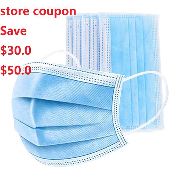 

first class quality 3ply face masks disposable bfe95% masks face shield earloop with retail package