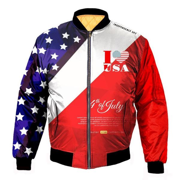 

bomber jacket men pilot 3d i love usa thick cotton pilot bomber jacket men windbreaker coat men autumn plus size s-5xl, Black;brown