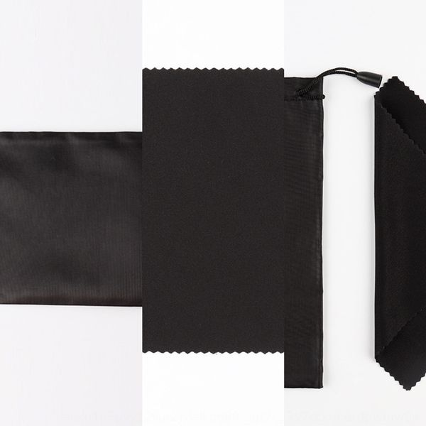 

black cloth waterproof storage bag sun glasses cloth can wipe glasses bag