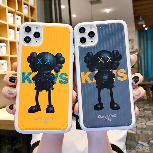 

one piece luxury phone case for iphone 7 8p xsmax 11promax fashion new doll with anti-fall trunk designer phone case back cover