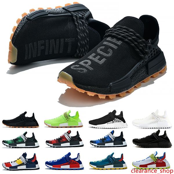 

nmd human race мужчины женщины кроссовки pharrell williams runner желтый черный белый дизайнер мужские кроссовки спортивные кроссовки размер