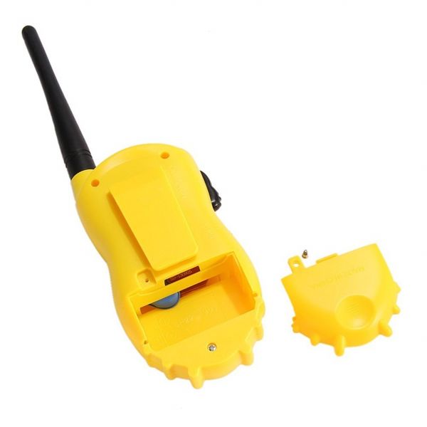 

pack of two handheld walkie talkie for children kids toy educational games yellow