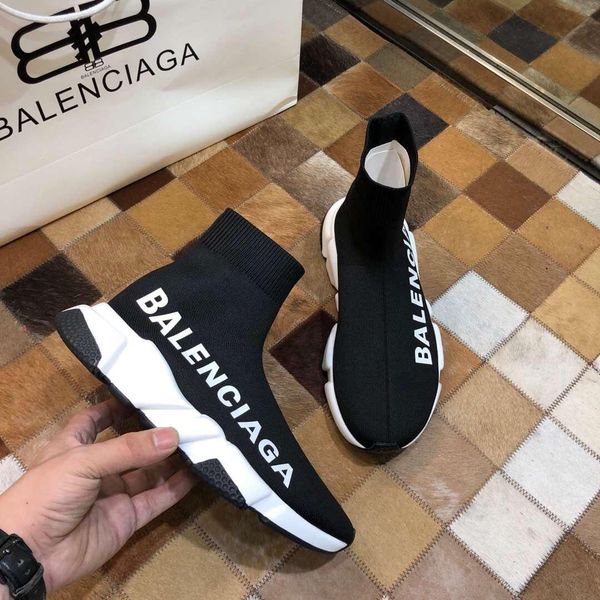 

Boxed luxury brand 3a more color with tote certificate invoice balenciaga men women men women hoe peed tretch knit neaker