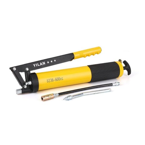 

car pneumatic grease gun tool oil pump pressure 600cc hand-operated grease lubrication heavy duty lever auto trucks boats