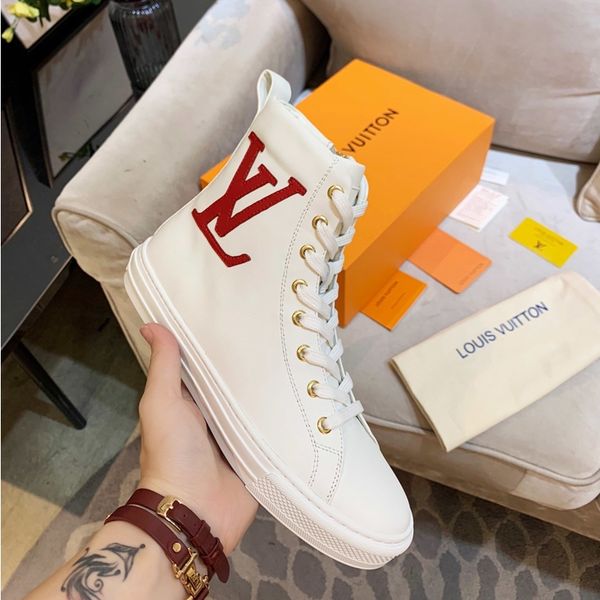 

air-6 french brand womens luxuries shoes with calfskin leather sneaker casual shoes fashion booties basketball shoes with box ing, Black