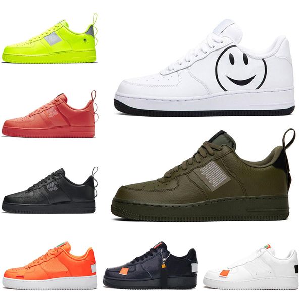 

Utility Designer Shoes 1 One Just Orange Triple Black White Olive Pink Casual Shoes Skateboarding Women Mens Trainers Sports Sneakers 36-45