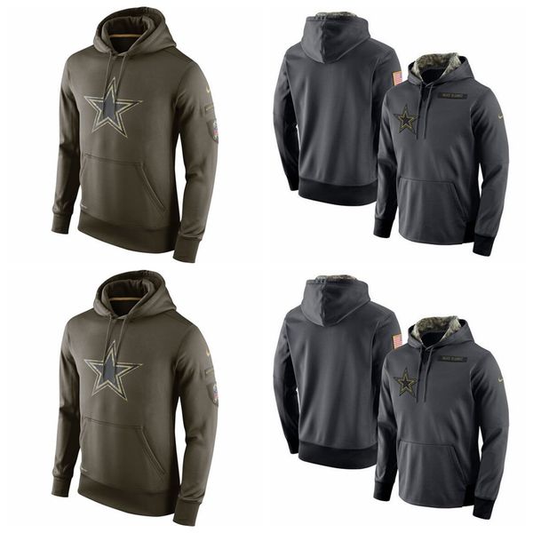 

men women youth nfl cowboys nike salute to service player performance nfl hoodie - anthracite, Blue;black
