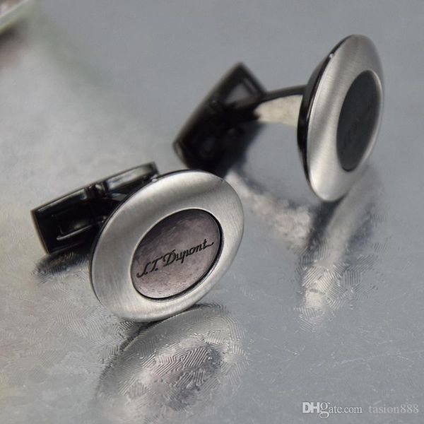 

luxury man cufflink jewelry golden-silver-rose gold-gray copper stamping cuff button as wedding gentlemen wear gift cufflinks #0909
