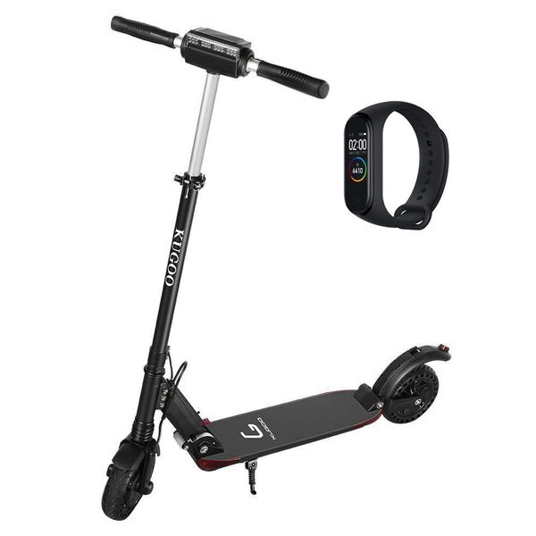 

bundle mi band 4 smart bracelet] kugoo s1 pro electric scooter 350w motor lcd display