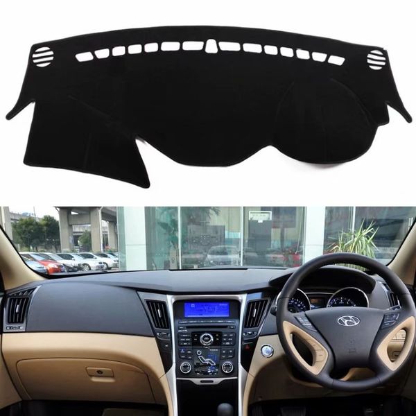 For Sonata I45 2009 2010 2011 2012 2013 2014 Car Styling Covers Dashmat Dash Mat Sun Shade Dashboard Cover Sun Shade Rhd Really Cool Car Accessories