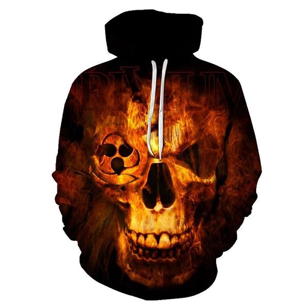 

evil hoodies new harajuku men 3d full print purple skulls sweatshirt hoodie male hip hop hooded pullovers hombre tracksuits, Black