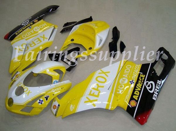 

new (injection molding) abs fairing kits fit for (ducati 749 999 )2003 2004 749 999 03 04fairings set yellow white