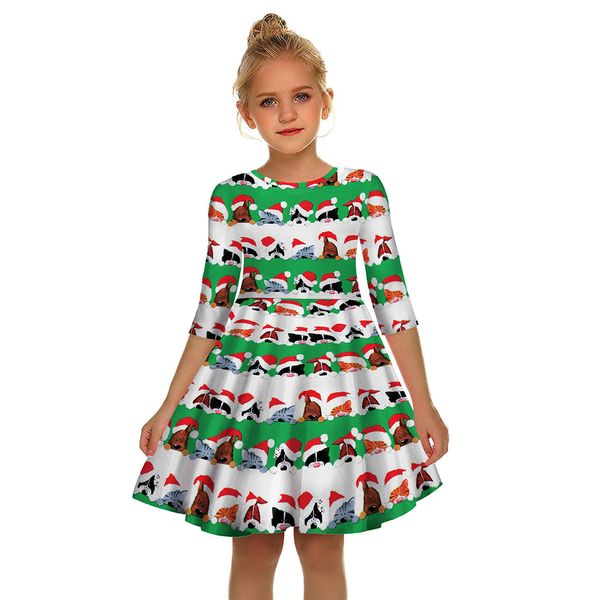 

dress for girls teen kids girls matching christmas xmas cartoon dress clothes disfraz halloween niÃ±a #ew, Red;yellow