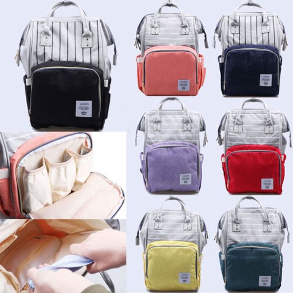 

usa multi-use baby diaper nappy backpack waterproof travel changing mom bag