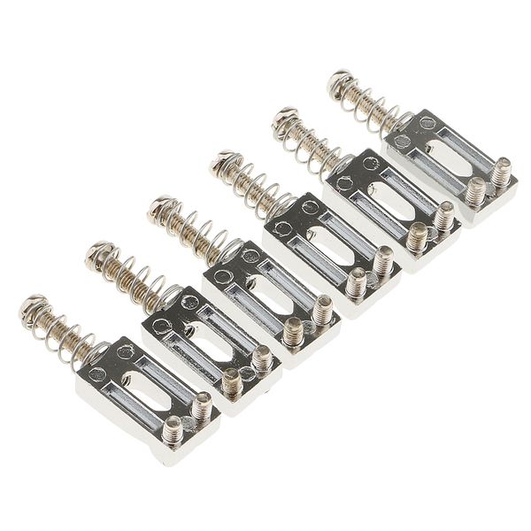 

6pcs/set electric guitar parts bridge roller saddles tremolo replacement parts