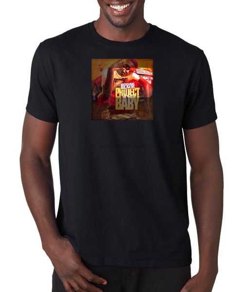 

kodak black project baby t shirt hip hop music tee rap t-shirt lil big pac cool casual pride t shirt men fashion, White;black