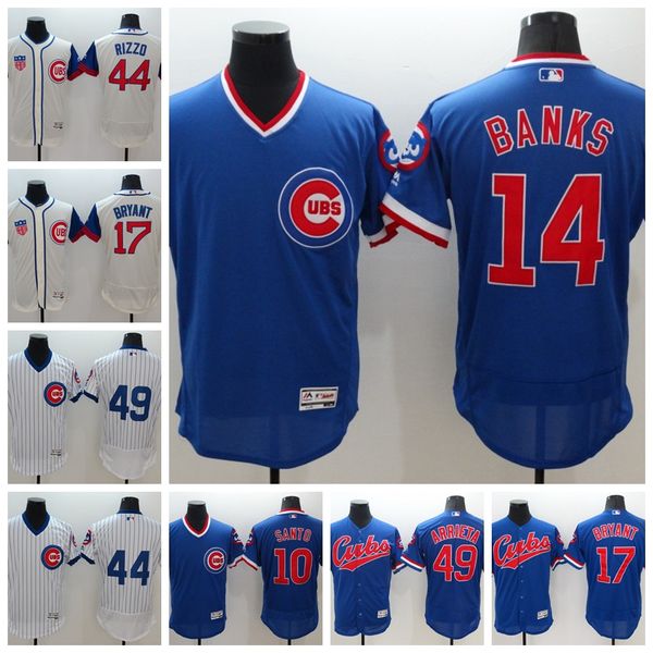 Jersey 17 Kris Bryant Baseball Jerseys