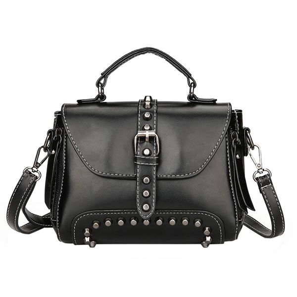 

заклепки кожа pu crossbody сумка luxury lady сумка сумка сумки ретро женская сумка tote кошелек sac # t3g