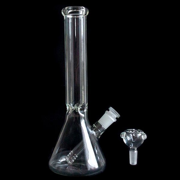 

Горячий продавать 10,5" Beaker Glass Bong с Ice Catcher Толстые Beaker Base стекла Трубы для курящих с Downstem и Шара мазка вышке