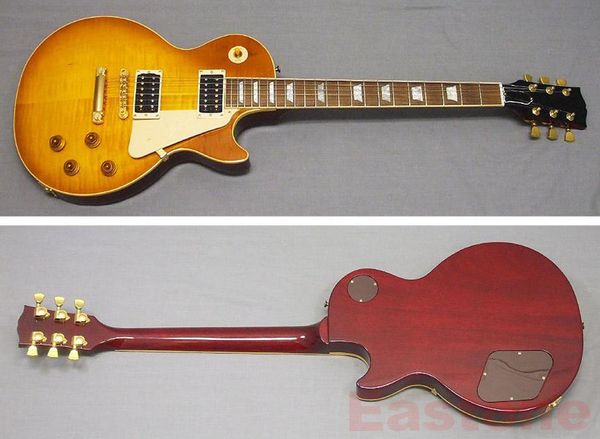 

custom electric guitar, jimmy page wiring, jp#1 no.1 led zeppelin upgraded quality guitar, oem guitars