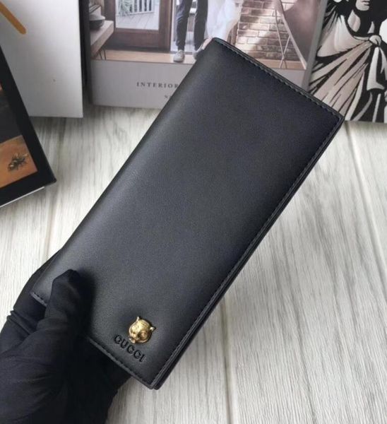 

Классический черный Натуральная Кожа Мужчины Кошелек Марка Роскошные Кошельки О