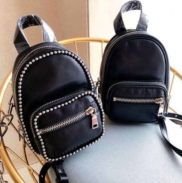 

designer ashiko same aw king mini satchel sheepskin rivet chain locomotive messenger bag leather women's bag