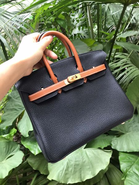 

wholesale original togo skin design handbag,black+brown color,handmade with wax thread,fast delivery by dhl or ems